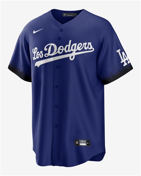 dodgers nike replica black blue jersey - mens|dodgers jerseys for sale.